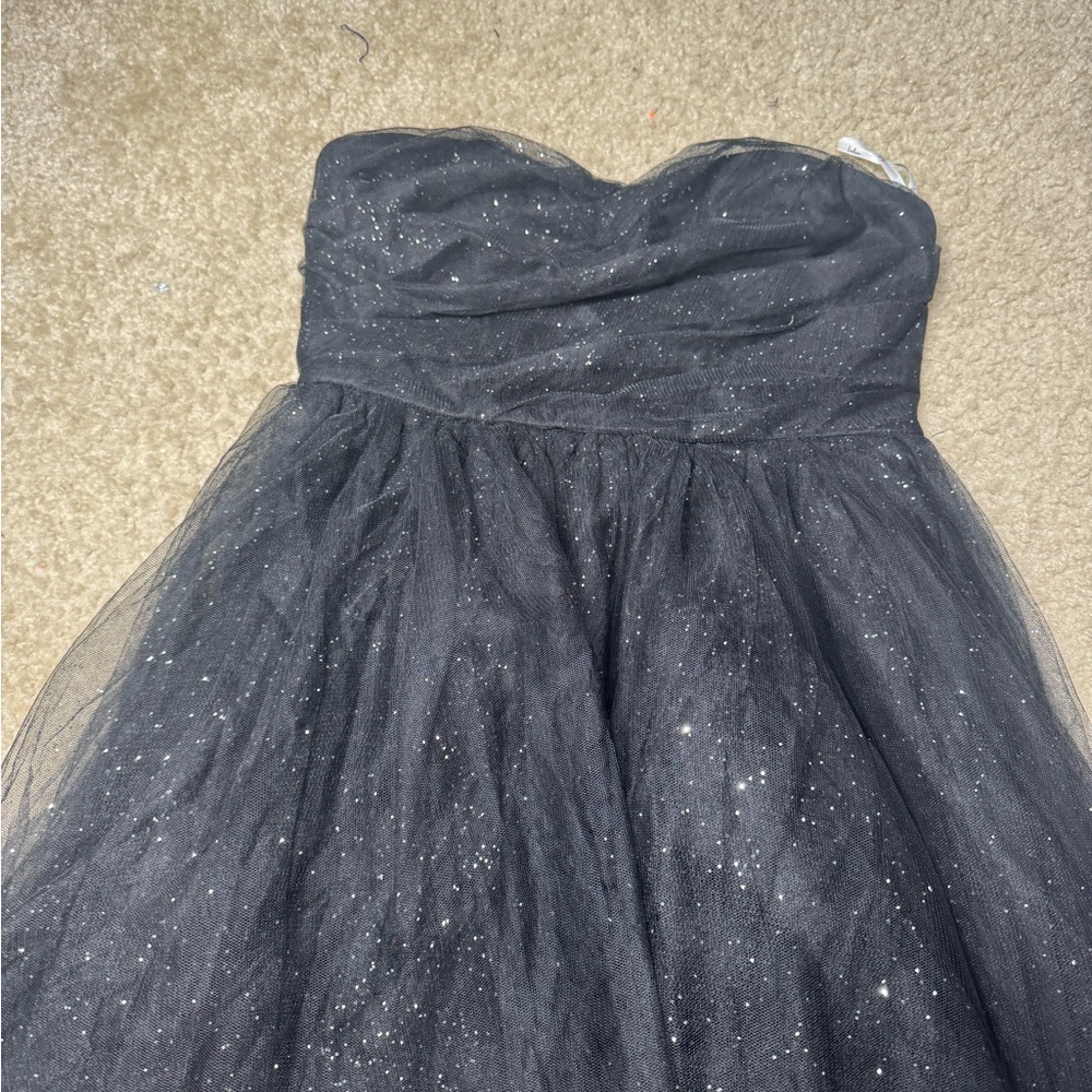 Sparkling Black Kids Dress